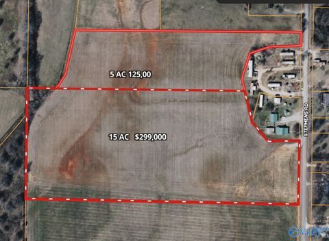 Vacant Land For Sale - 5 ACRES Stephens Road<br/> Hazel Green, AL 35750