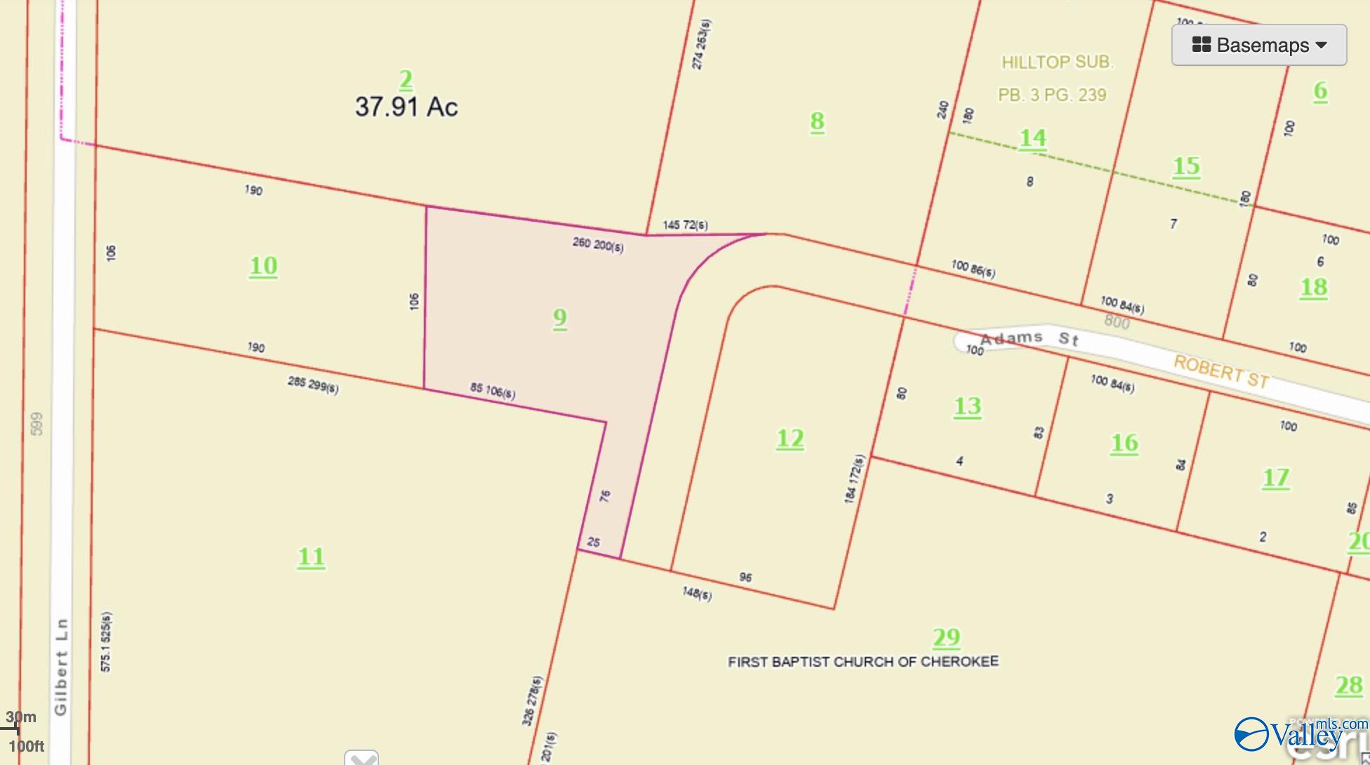 Lot 9 Adams Street, Cherokee, Alabama image 2