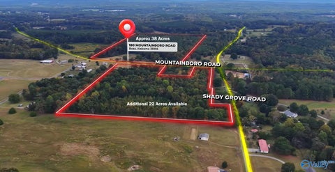 Homes For Sale - 180 Mountainboro Road<br/> Boaz, AL 35956