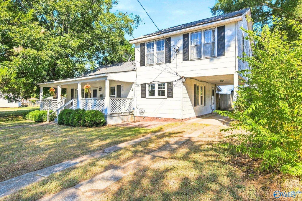 Front of 1608 College Street SE in Decatur with covered front porch