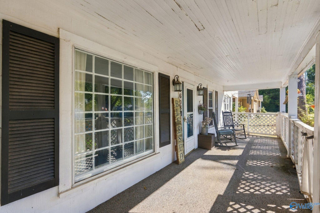 Covered front porch