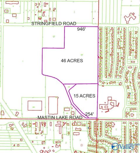 Vacant Land For Sale - 61 ACRES Stringfield Road<br/> Huntsville, AL 35810