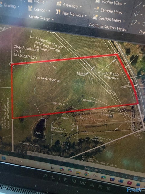 Vacant Land For Sale - LOT 1A-6.9 ACRE Latham<br/> Eva, AL 35621