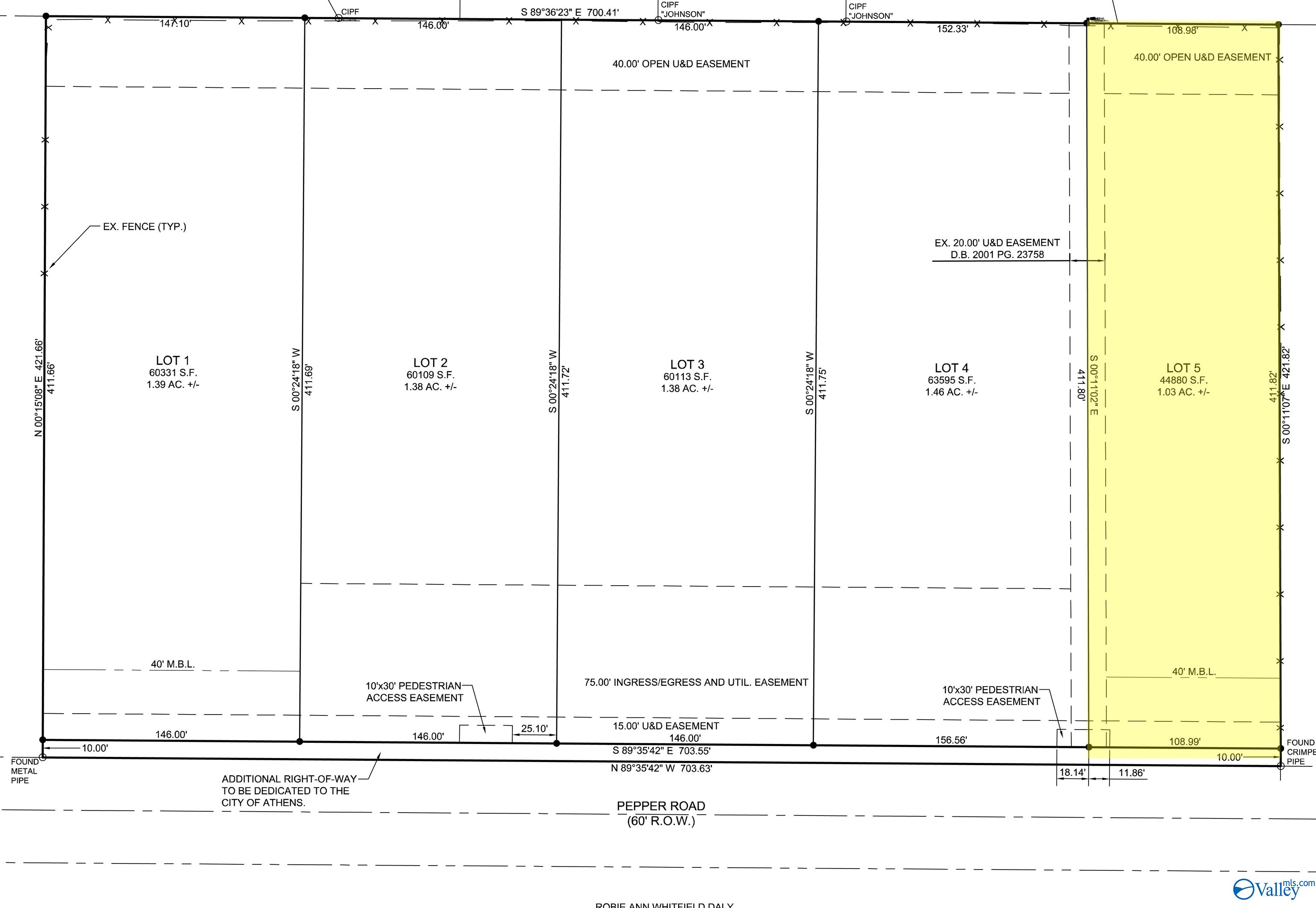 Lot 5 Pepper Road, Athens, Alabama image 1