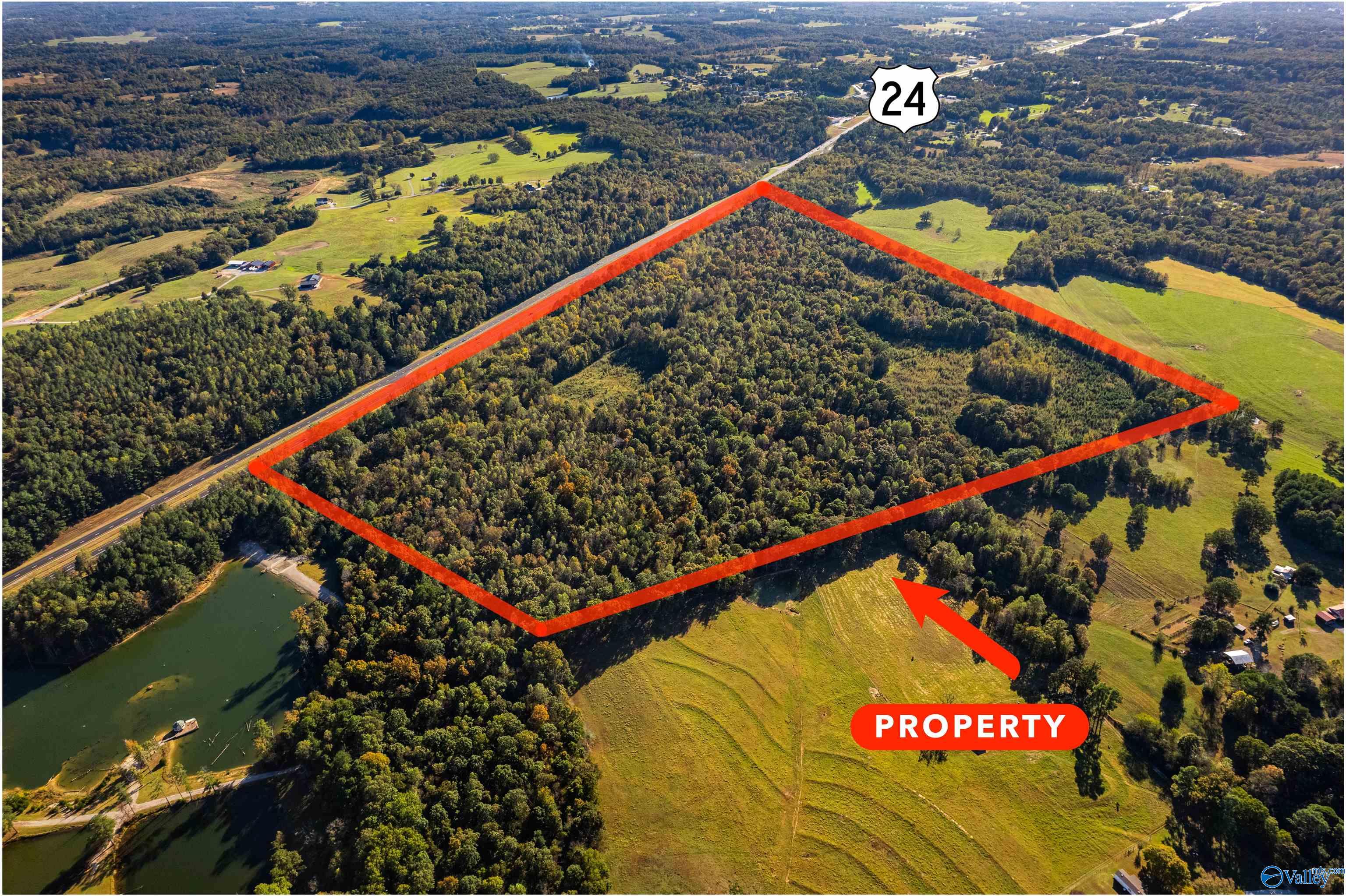 125 +/- acres Hwy 24