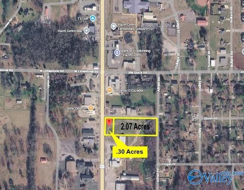 Vacant Land For Sale - 14172 N Highway 231/431<br/> Hazel Green, AL 35750
