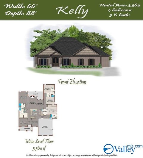 Homes For Sale - KELLY PLAN Sweetgrass Grove<br/> Limestone County, Madison, AL 35756
