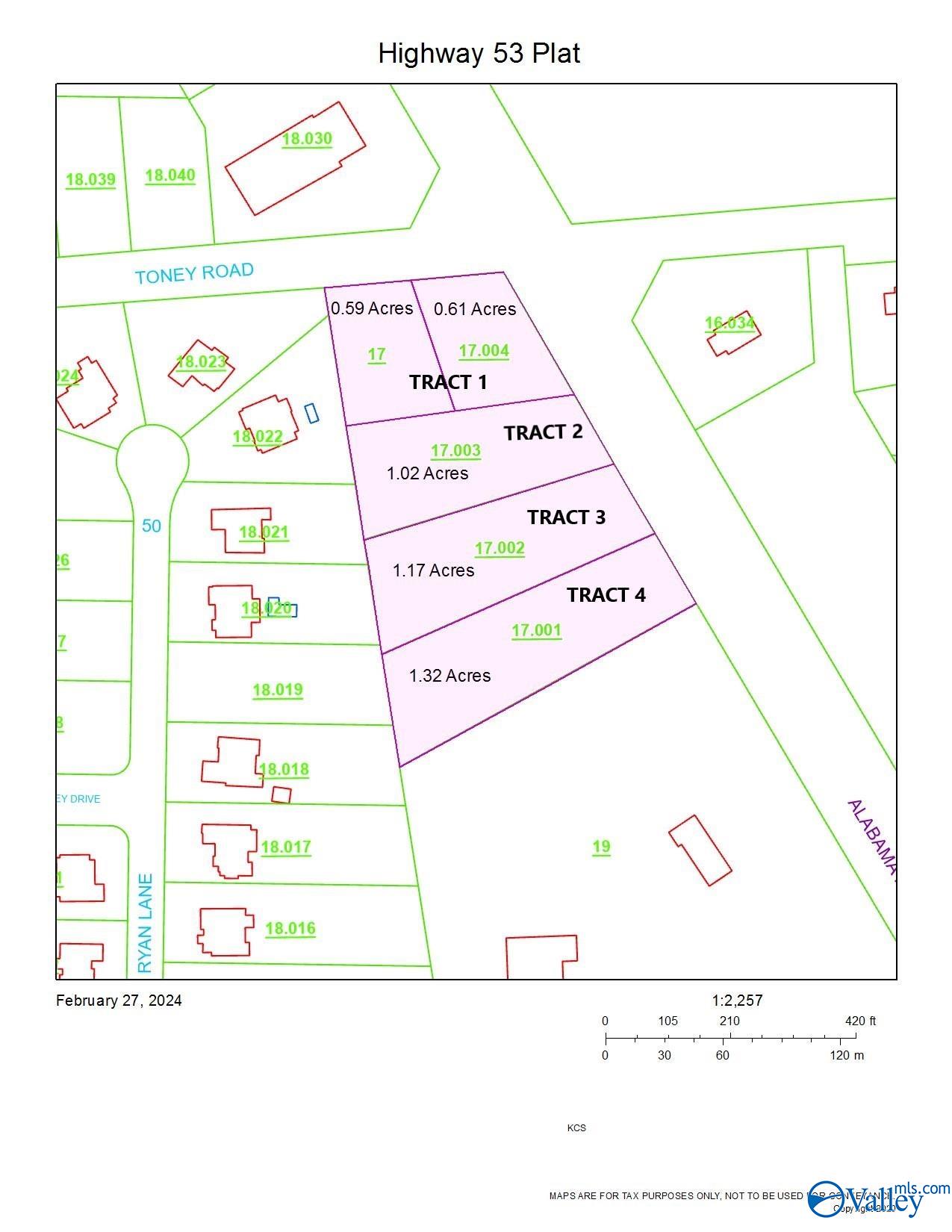 4.8 Acres Highway 53, Toney, Alabama image 2