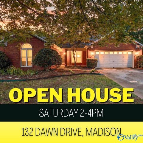 Homes For Sale - 132 Dawn Drive<br/> Madison, AL 35758