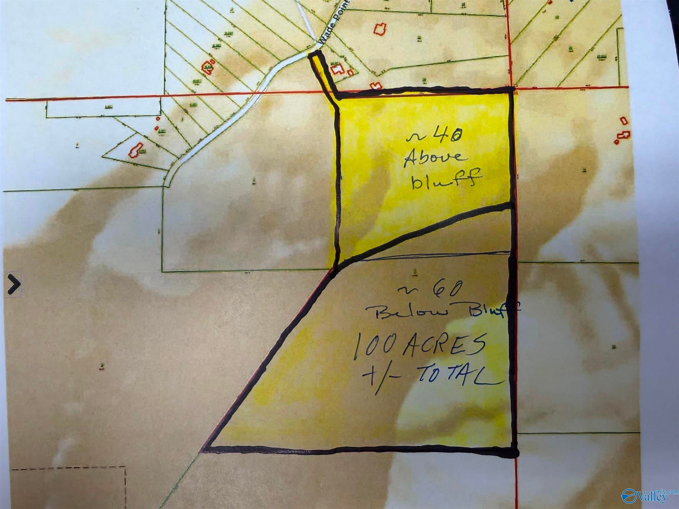 100 acres Wade Point Road