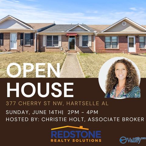 Townhouse For Sale - 377 Cherry Street<br/> Hartselle, AL 35640