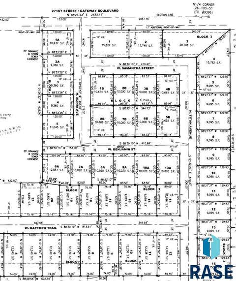 Vacant Land For Sale - 601 W Benjamin Street<br/> Tea, SD 57064
