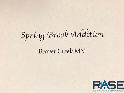 Vacant Land For Sale - 804 Ridge View Road<br/> Beaver Creek, MN 56116
