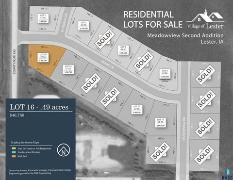 Homes For Sale - 501 Prairie Lane<br/> Lester, IA 51242