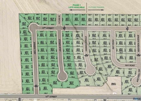 Vacant Land For Sale - 1607 Julie Circle<br/> Minnehaha County, Dell Rapids, SD 57022
