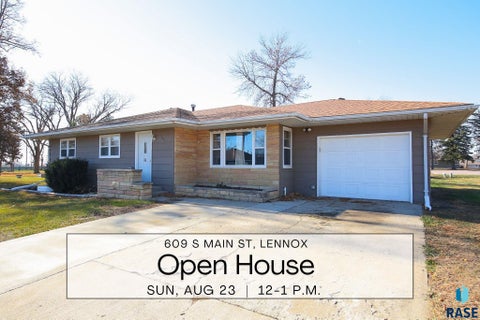 Homes For Sale - 609 S Main Street<br/> Lennox, SD 57039