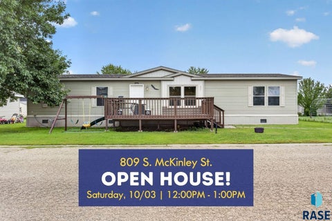 Mobile Home For Sale - 809 S Mckinley Street<br/> Lennox, SD 57039