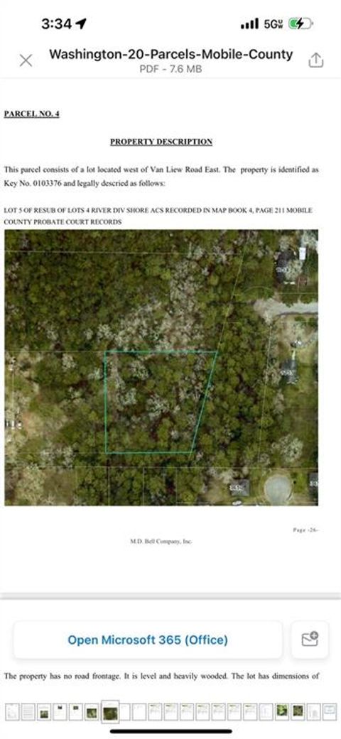 Photo of 0 Short Van Liew Road, Mobile, AL 36605 (MLS # 7582269)