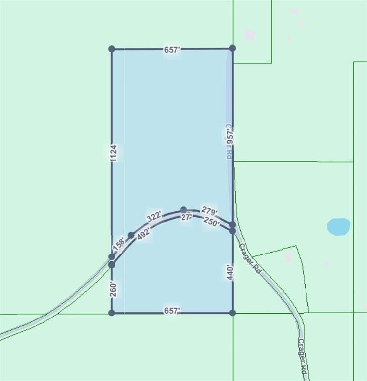 Survey Map. Illustrating the property boundaries and dimensions with road access points
