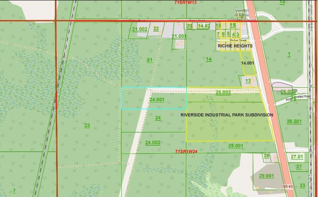 Plat Map. Illustrating property boundaries and sub-divisions