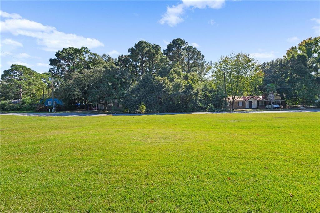 View of property location with property parcel outlined