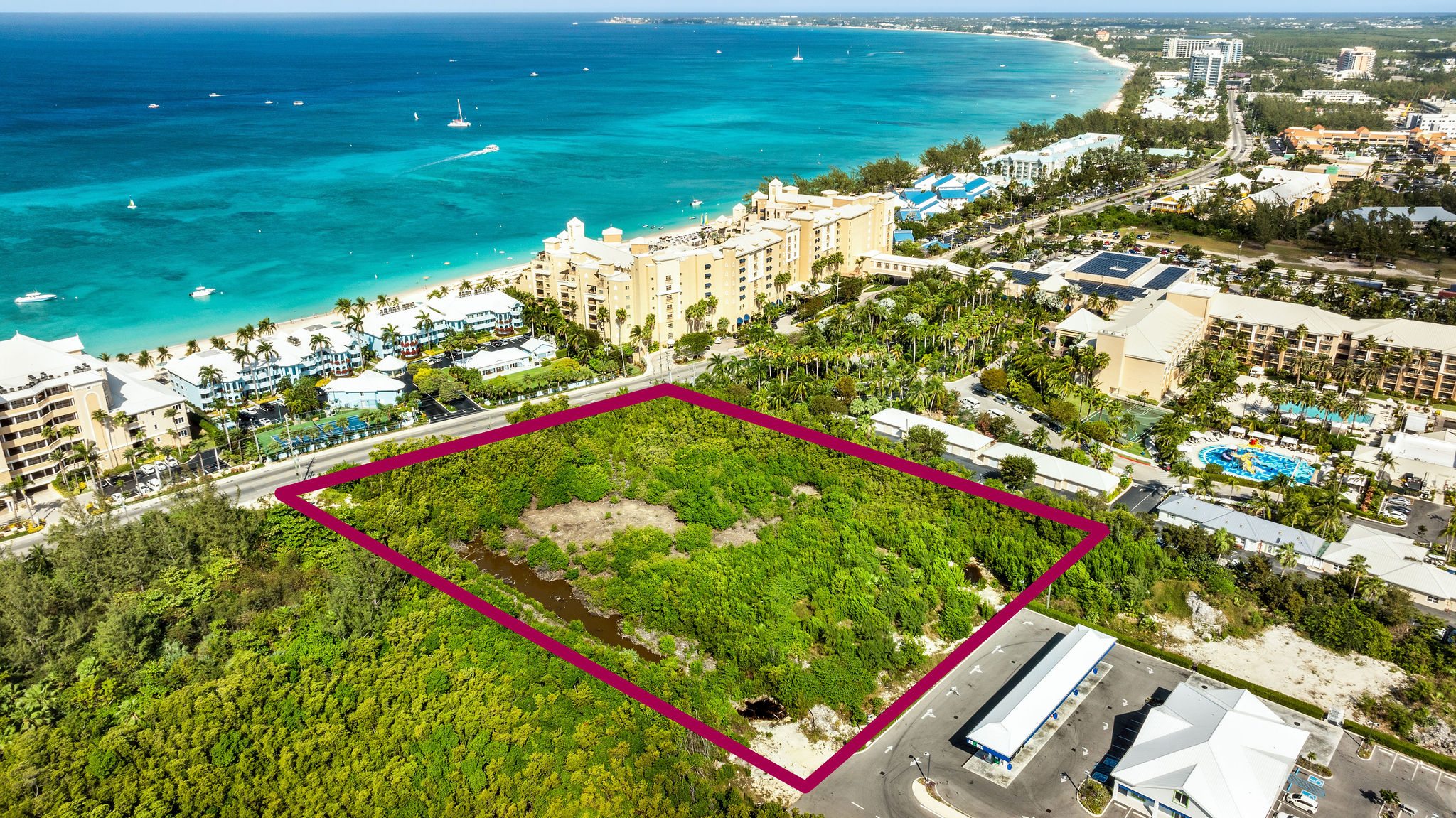 RARE SEVEN MILE BEACH CORRIDOR HOTEL/TOURISM ZONED ACERAGE, West Bay 