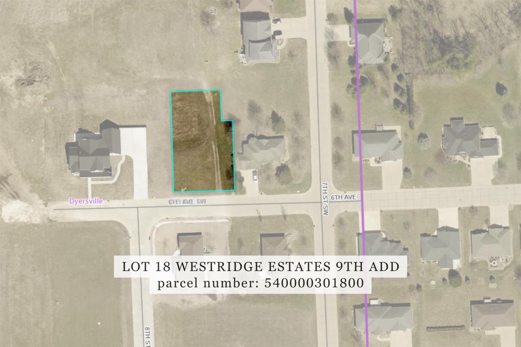 Photo of Lot 18 SW 7th Street, Dyersville, IA 52040 (MLS # 152583)