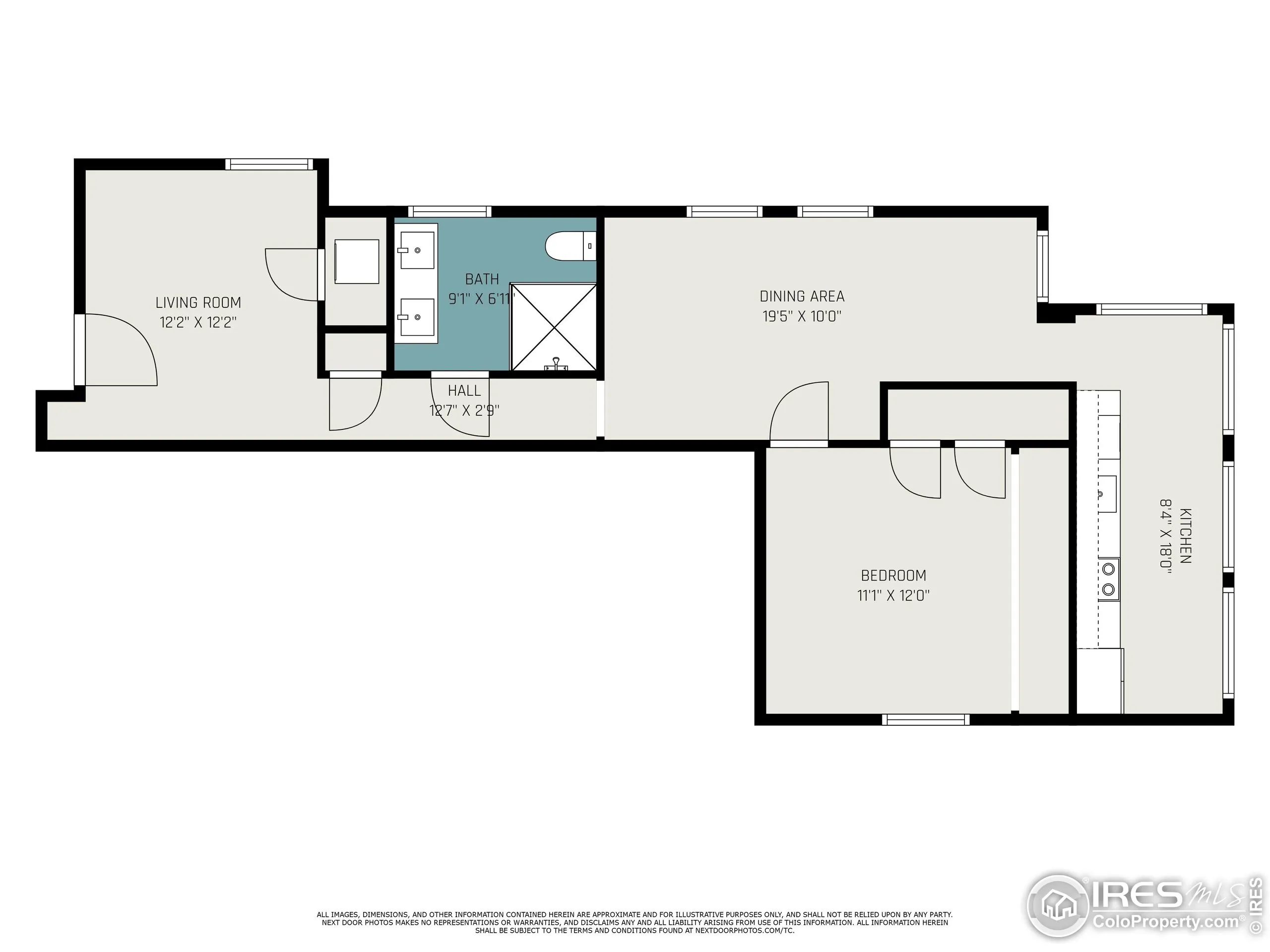 Denver, Colorado 80206, United States, 1 Bedroom Bedrooms, ,1 BathroomBathrooms,Residential,Active,174080