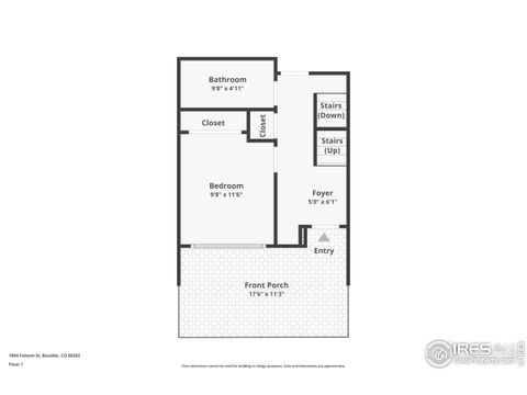 Tiny photo for 1894 Folsom St, Boulder, CO 80302 (MLS # 1048084)