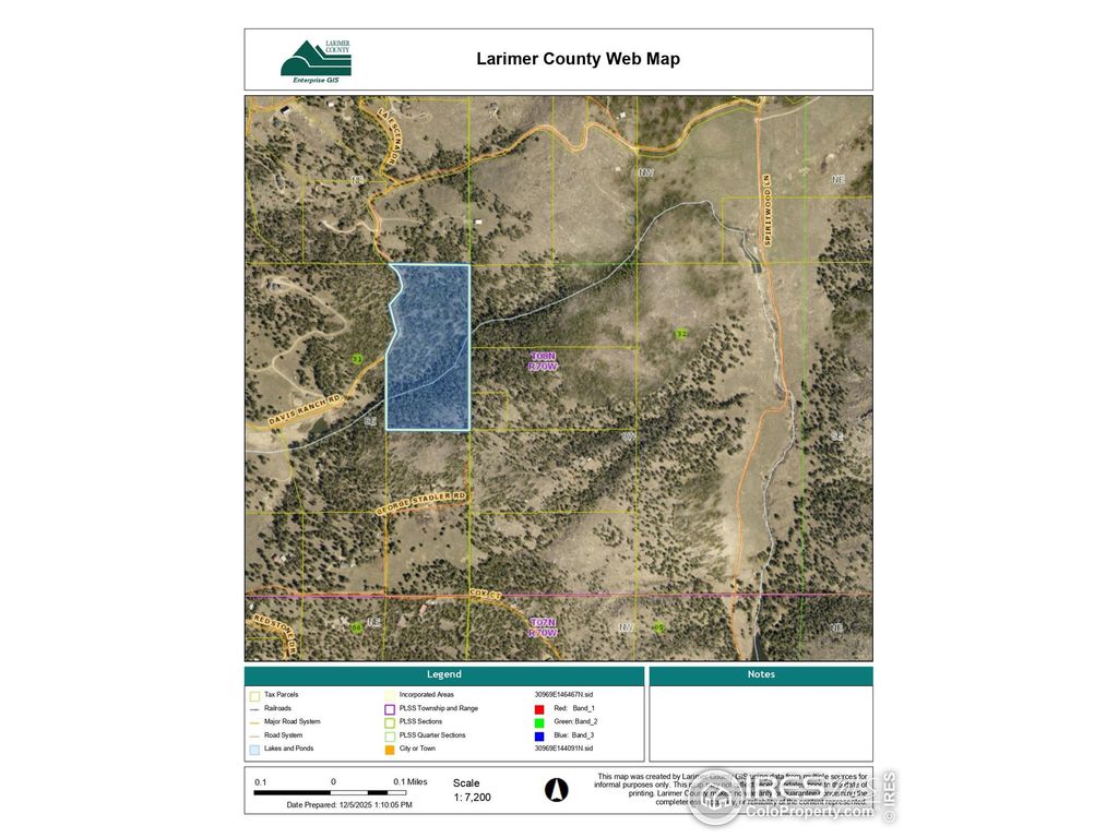 Photo of 0 Davis Ranch Rd, Bellvue, CO 80512 (MLS # 1048176)