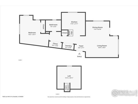 Tiny photo for 1420 Lee Hill Dr, Boulder, CO 80304 (MLS # 1042346)