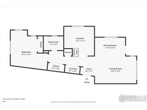 Tiny photo for 1420 Lee Hill Dr, Boulder, CO 80304 (MLS # 1042346)