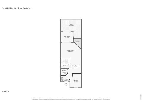Tiny photo for 3131 Bell Dr, Boulder, CO 80301 (MLS # 1059106)