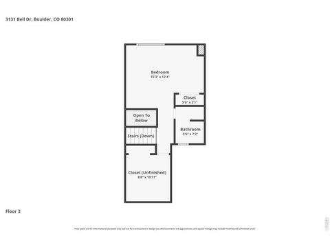 Tiny photo for 3131 Bell Dr, Boulder, CO 80301 (MLS # 1059106)