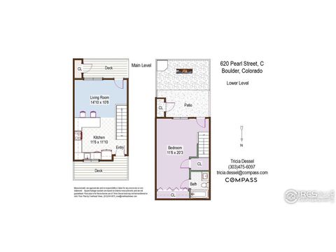 Tiny photo for 620 Pearl St C, Boulder, CO 80302 (MLS # 1051442)