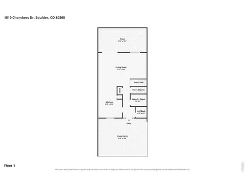 Tiny photo for 1510 Chambers Dr, Boulder, CO 80305 (MLS # 1068597)