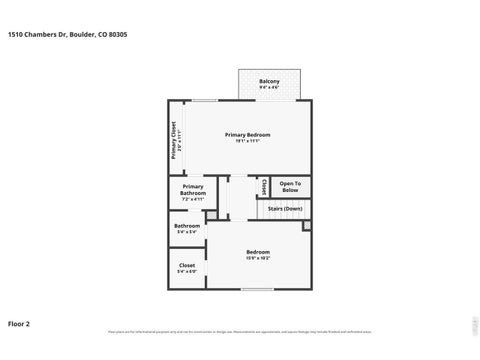 Tiny photo for 1510 Chambers Dr, Boulder, CO 80305 (MLS # 1068597)
