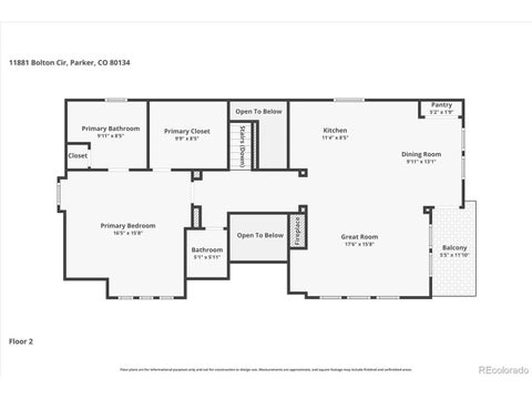 Tiny photo for 11881 Bolton Cir, Parker, CO 80134 (MLS # 6677564)