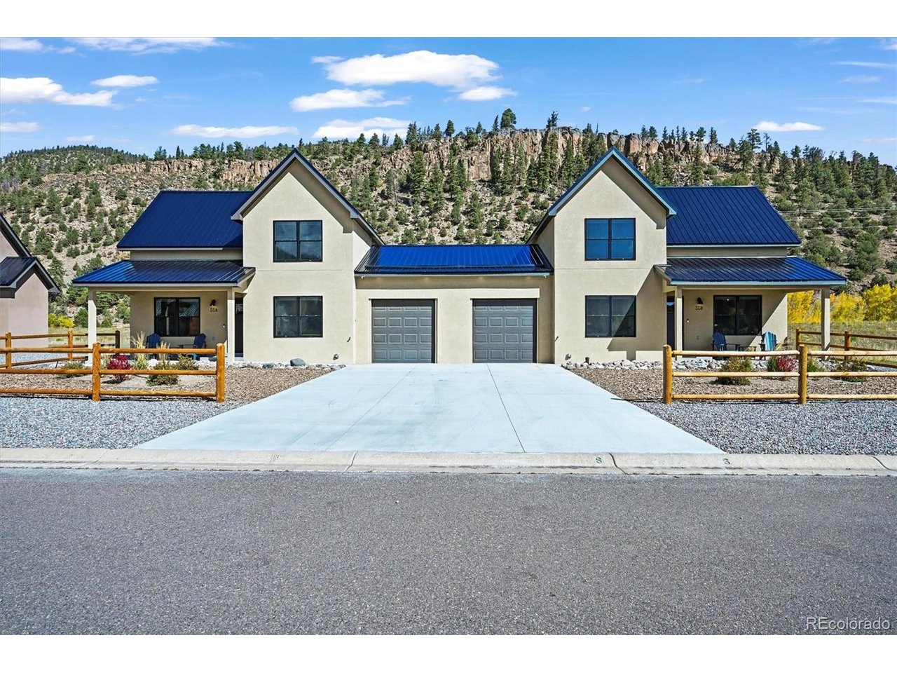 Front of paired home