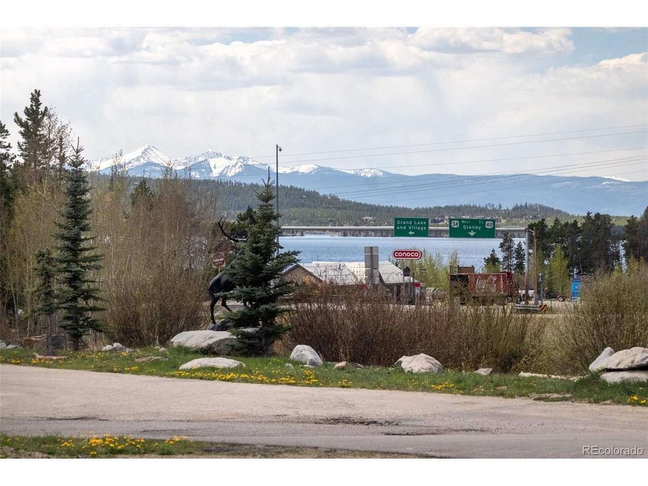 Close to town with views