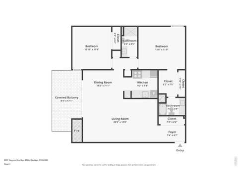 Tiny photo for 2227 Canyon Blvd 212A, Boulder, CO 80302 (MLS # 1063994)