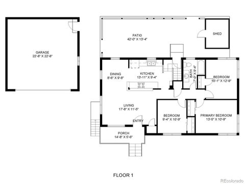 Tiny photo for 2401 W 41st Ave, Denver, CO 80211 (MLS # 2715974)