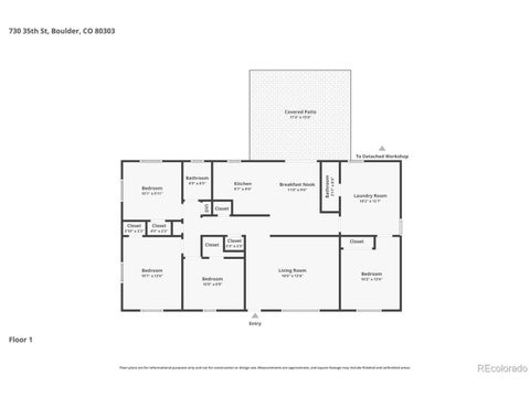 Tiny photo for 730 35th St, Boulder, CO 80303 (MLS # 4971048)