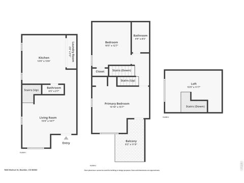 Tiny photo for 1843 Walnut St B, Boulder, CO 80302 (MLS # 1066218)