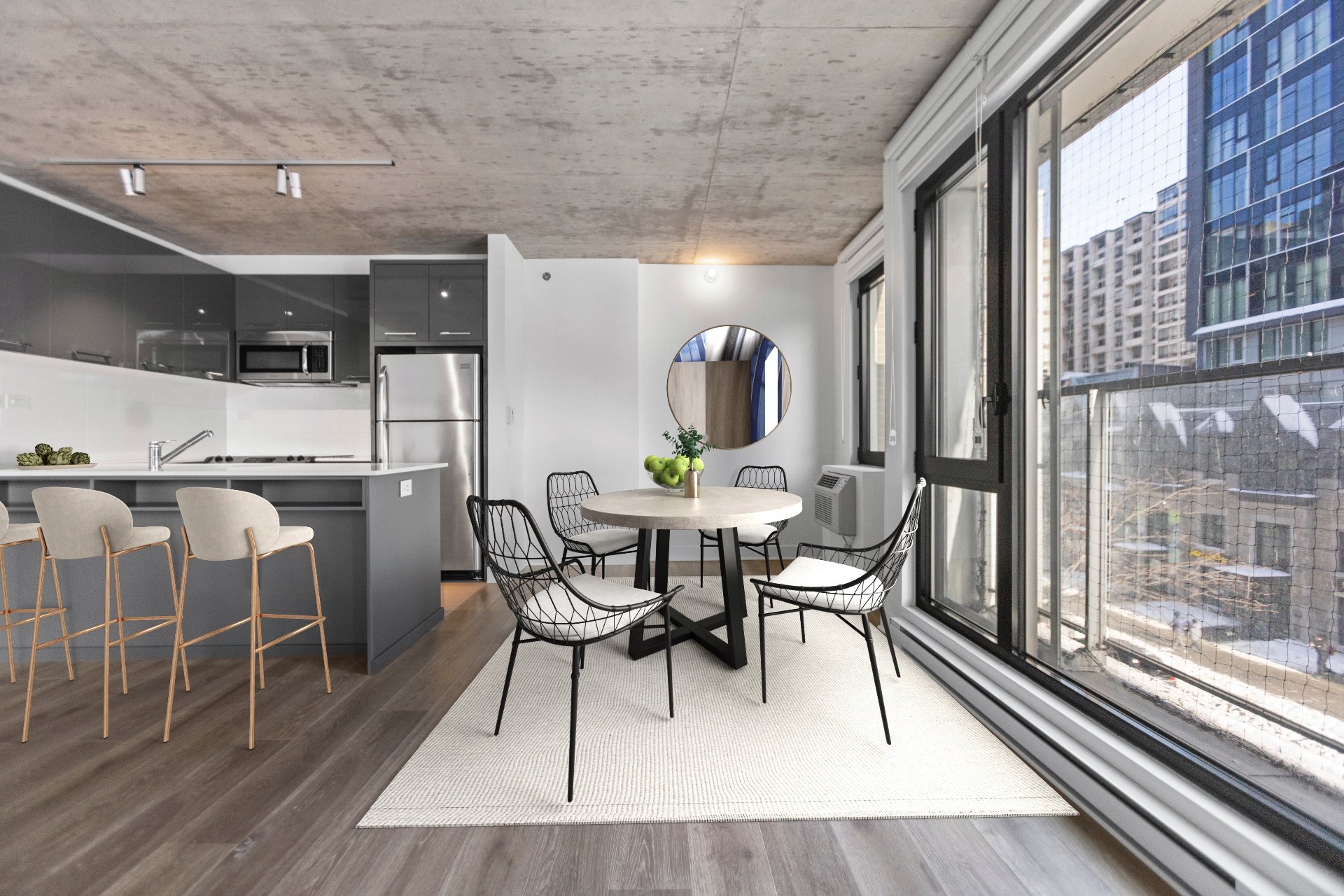 Montréal (Ville-Marie), QC H3H 0A2, Canada, 2 Bedrooms Bedrooms, ,2 BathroomsBathrooms,Residential,Active,235269