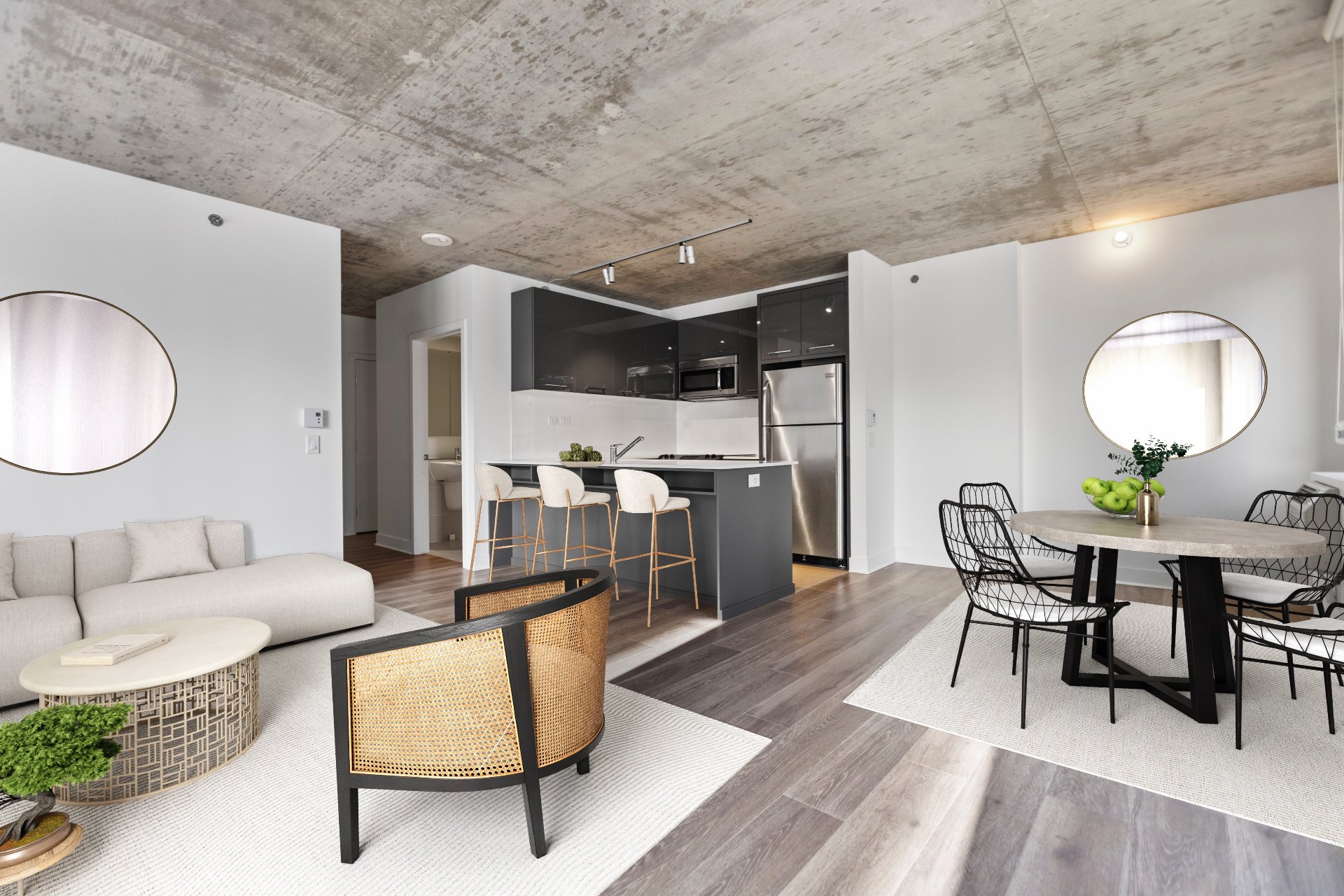 Montréal (Ville-Marie), QC H3H 0A2, Canada, 2 Bedrooms Bedrooms, ,2 BathroomsBathrooms,Residential,Active,235269