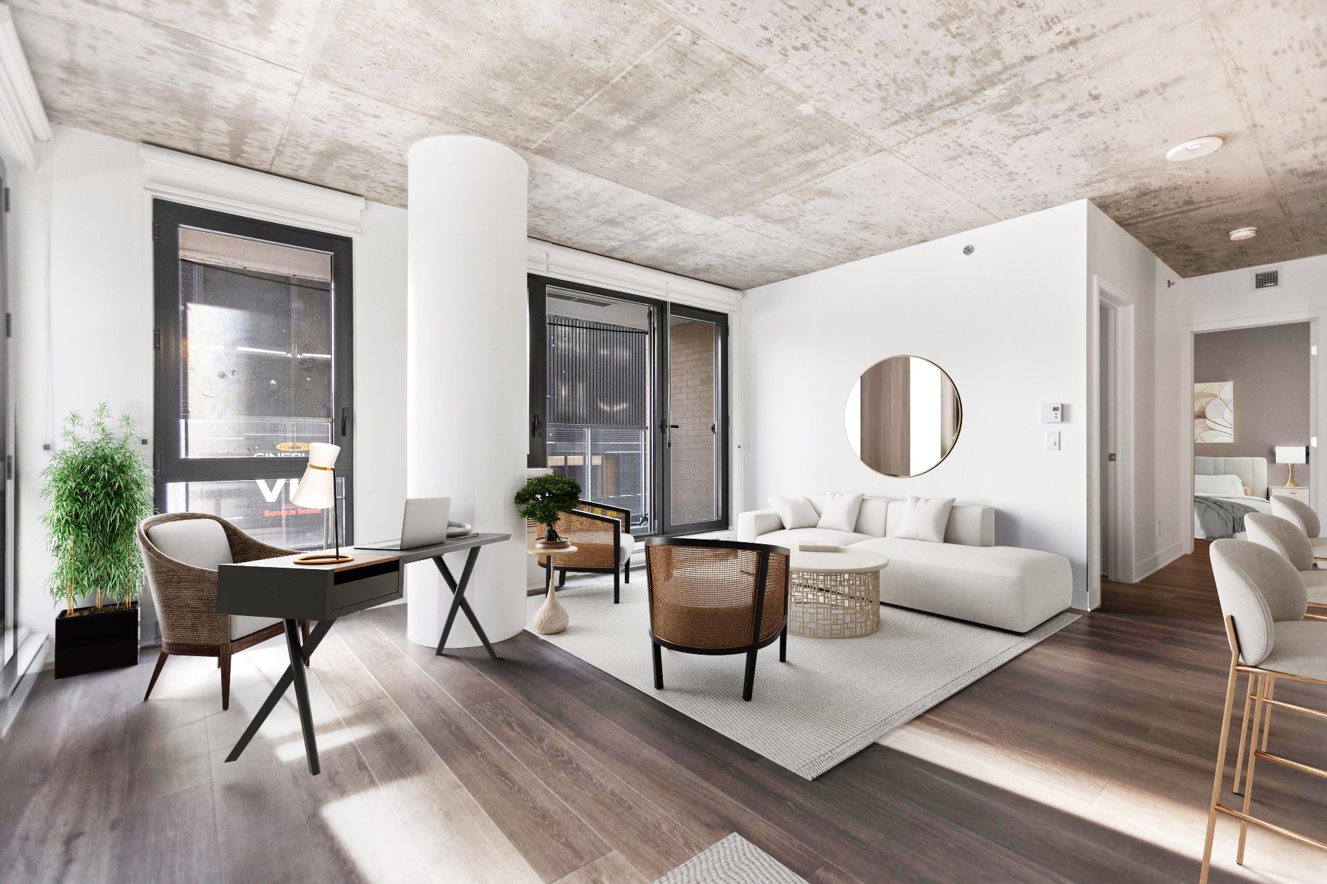 Montréal (Ville-Marie), QC H3H 0A2, Canada, 2 Bedrooms Bedrooms, ,2 BathroomsBathrooms,Residential,Active,235269