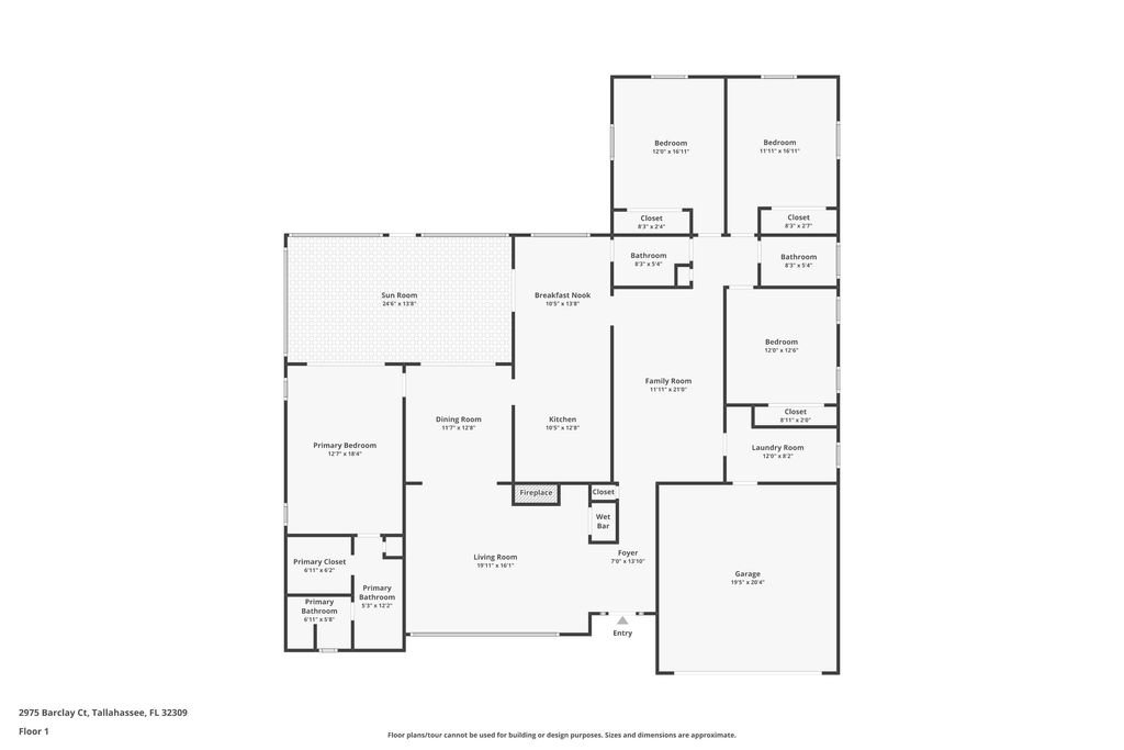 Photo of 2975 BARCLAY Court, Tallahassee, FL 32309 (MLS # 398112)