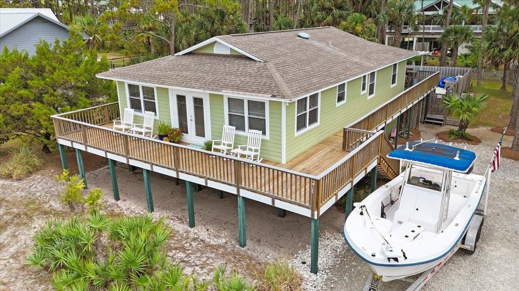 Photo of 549 E Gulf Beach Drive, Eastpoint, FL 32328 (MLS # 396416)