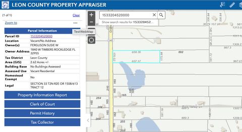 Tiny photo for 0 Crump Road, Tallahassee, FL 32309 (MLS # 393127)